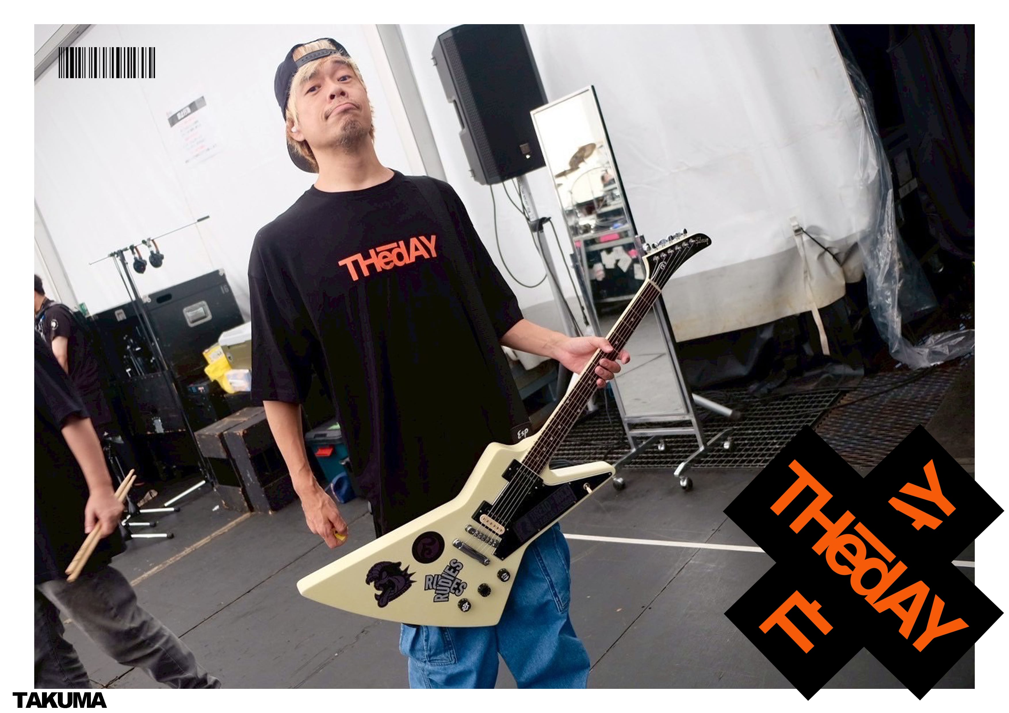 THedAY CROSS STICKER TEE (TAKUMA×THedAY)【受注予約】 | THedAY