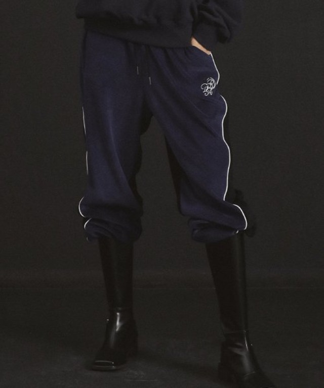 [PRENDA] VELOUR JOGGER PANTS DEEP BLUE