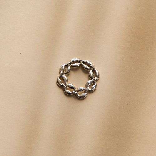 8hole ring Medium  Silver