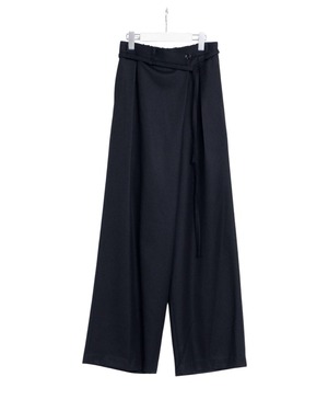 真夜中のベールを纏ったパンツ | P-33156_BLACK