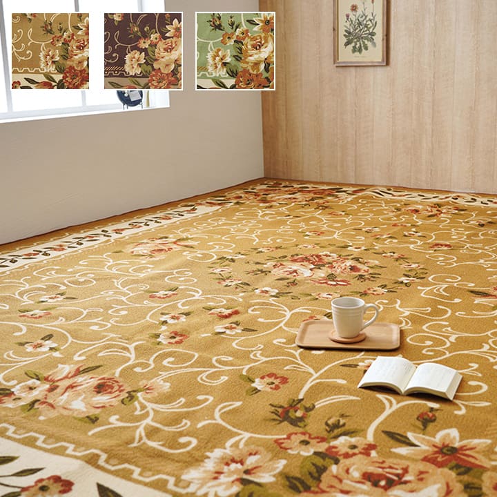 廊下敷 撥水キャンベル マット BE 60X340 60×340cm ラグマット カーペット ラグ