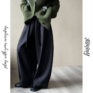 balloon wide pants J00087