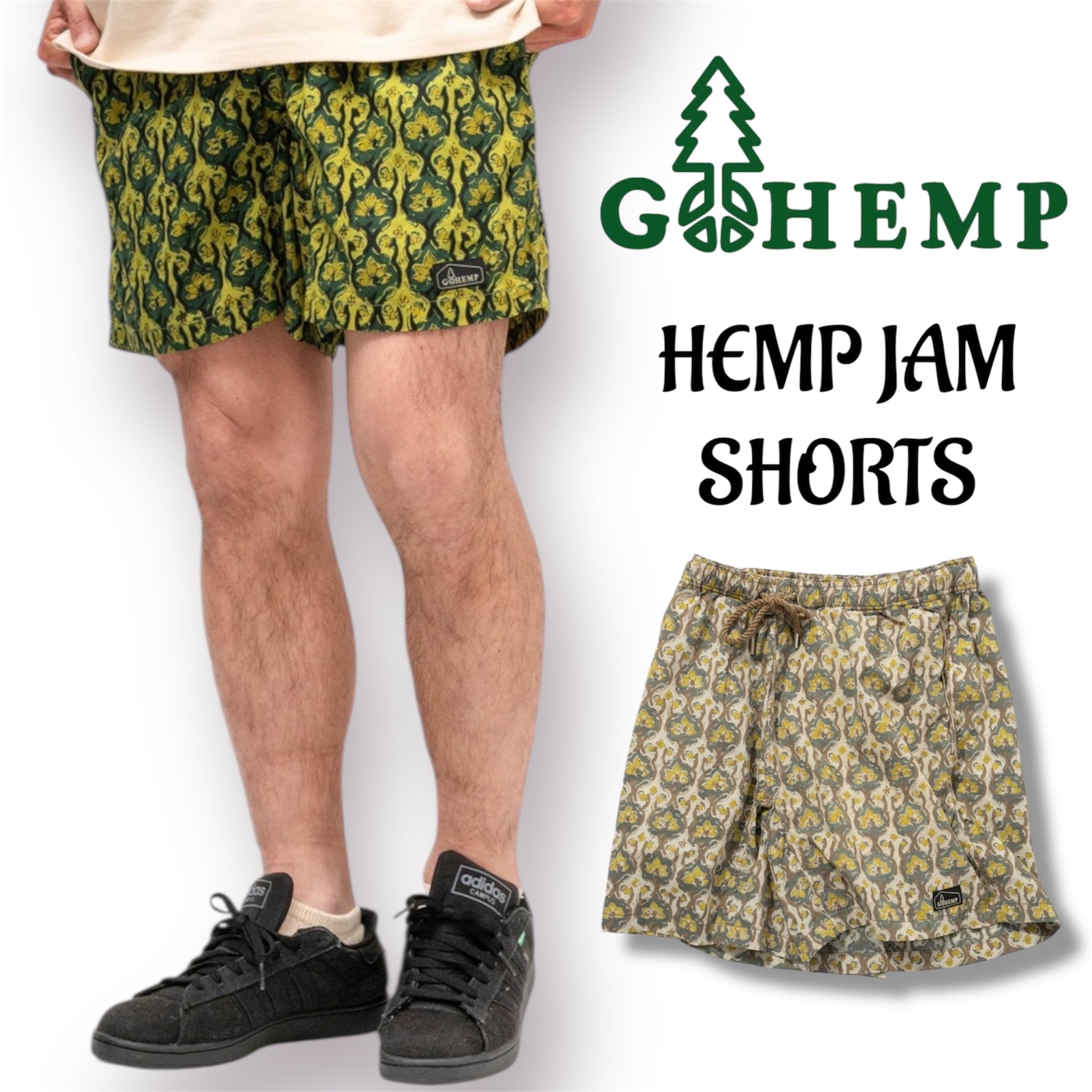 GOHEMP (ゴーヘンプ) - HEMP JAM SHORTS - / メンズ / ショートパンツ | en