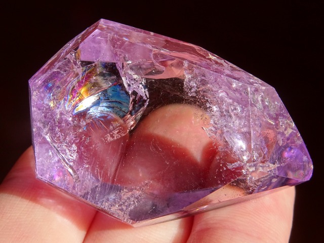 アイリス・ローズ・ド・フランス（バイア産レインボーアメジスト）No.3 ~虹のニンフたち~