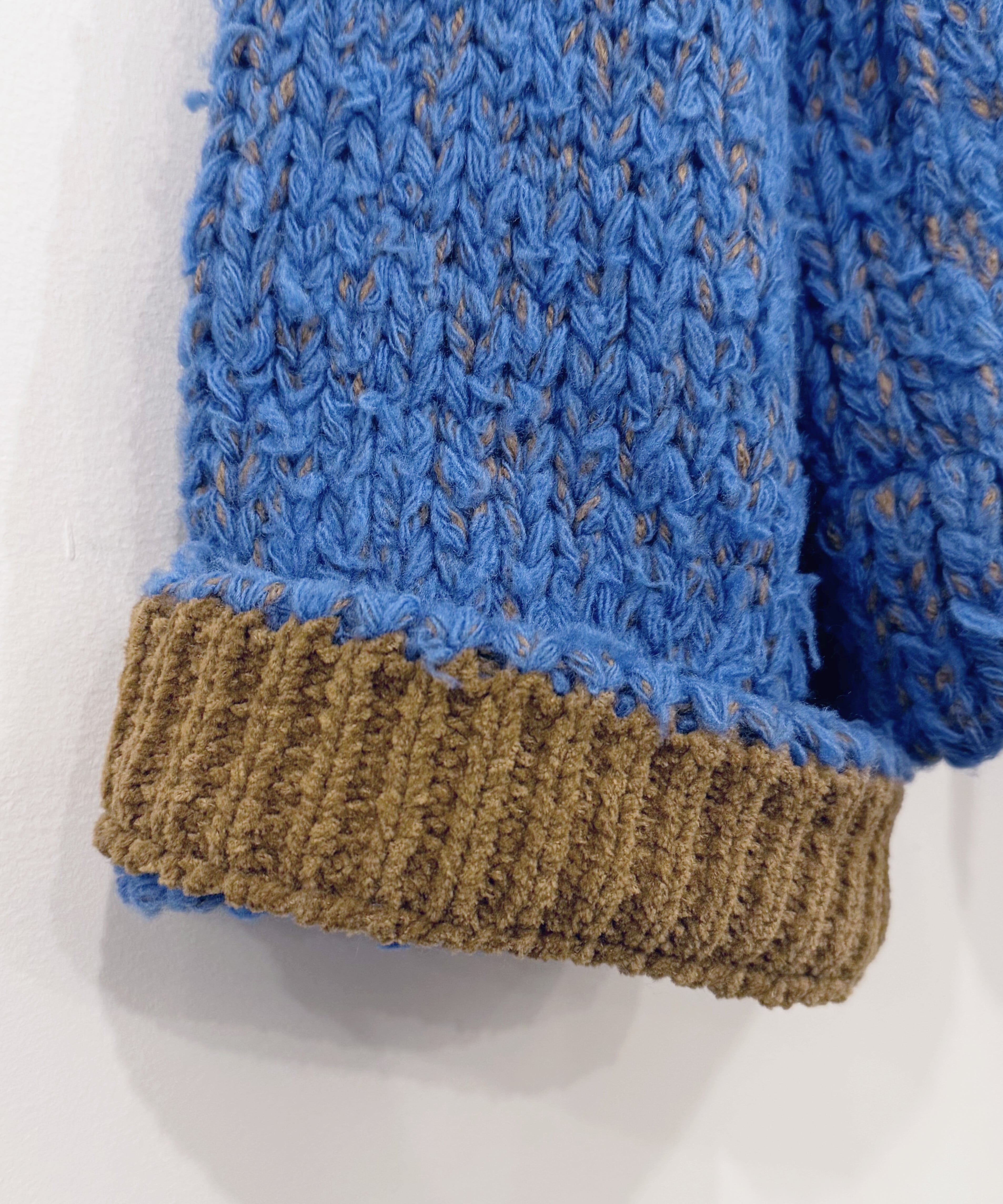 Kota Gushiken / KGAW25-K09 FISHERMAN'S WOOL FUR JACKET (LIGHT BLUE