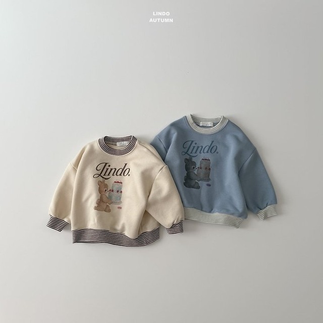 【取寄】lindo｜cake mtm｜ケーキスウェット｜XS-XL｜kids｜26 autumn