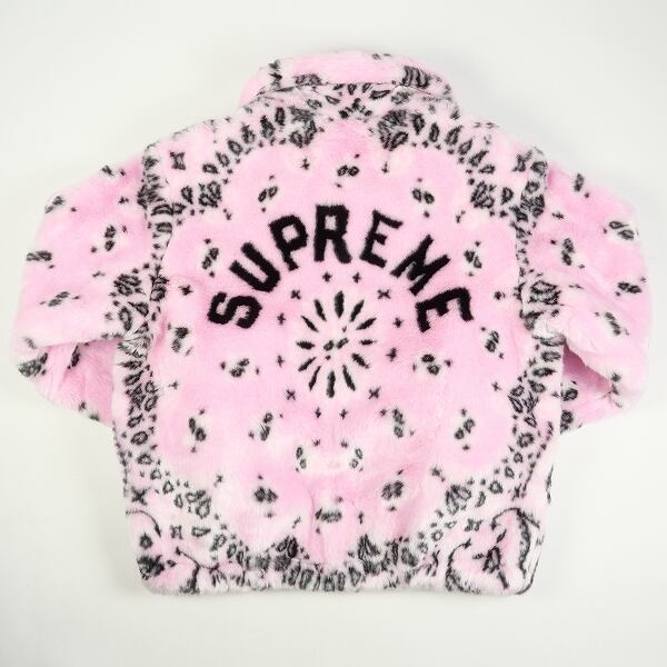 Size【M】 SUPREME シュプリーム 21SS Bandana Faux Fur Bomber Jacket