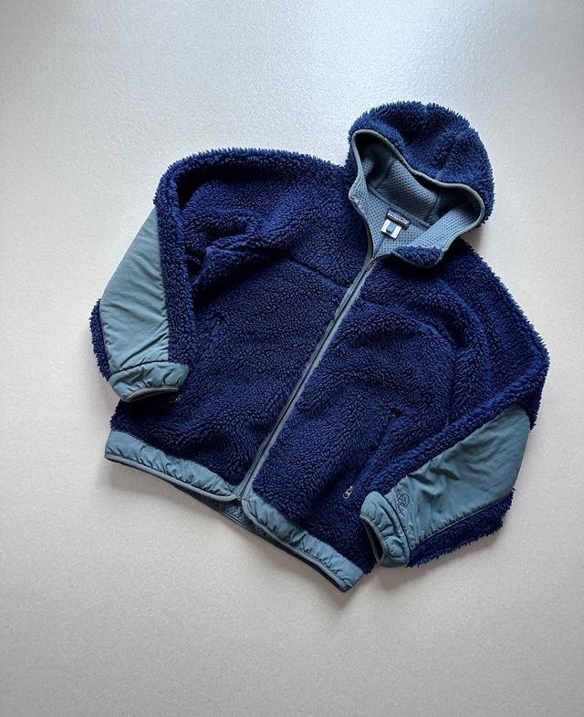 04s USA製 “ PATAGONIA ” RHYTHM HOODY NAVY PILE JACKET OLD VINTAGE 