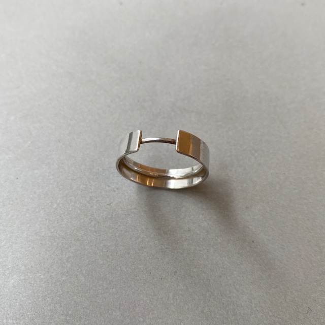 H Ring Silver narrow