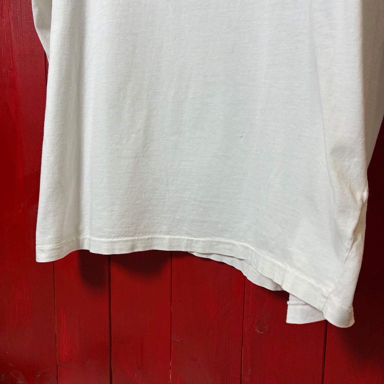 90s ITALY製 FIORUCCI シングルステッチTシャツ エンジェル 白