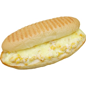 コーンマヨコッペニーニ｜リベイクでカリモチ食感の惣菜パン【コッペ亭】