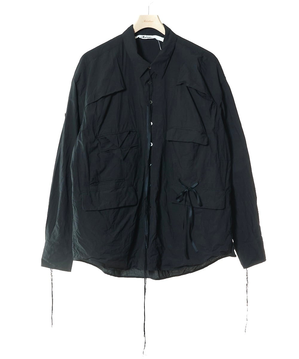 midorikawa 3way ジャケット Midorikawa / MID25AW-SH03 INSIDE SHIRT (BLACK) | Pay ID