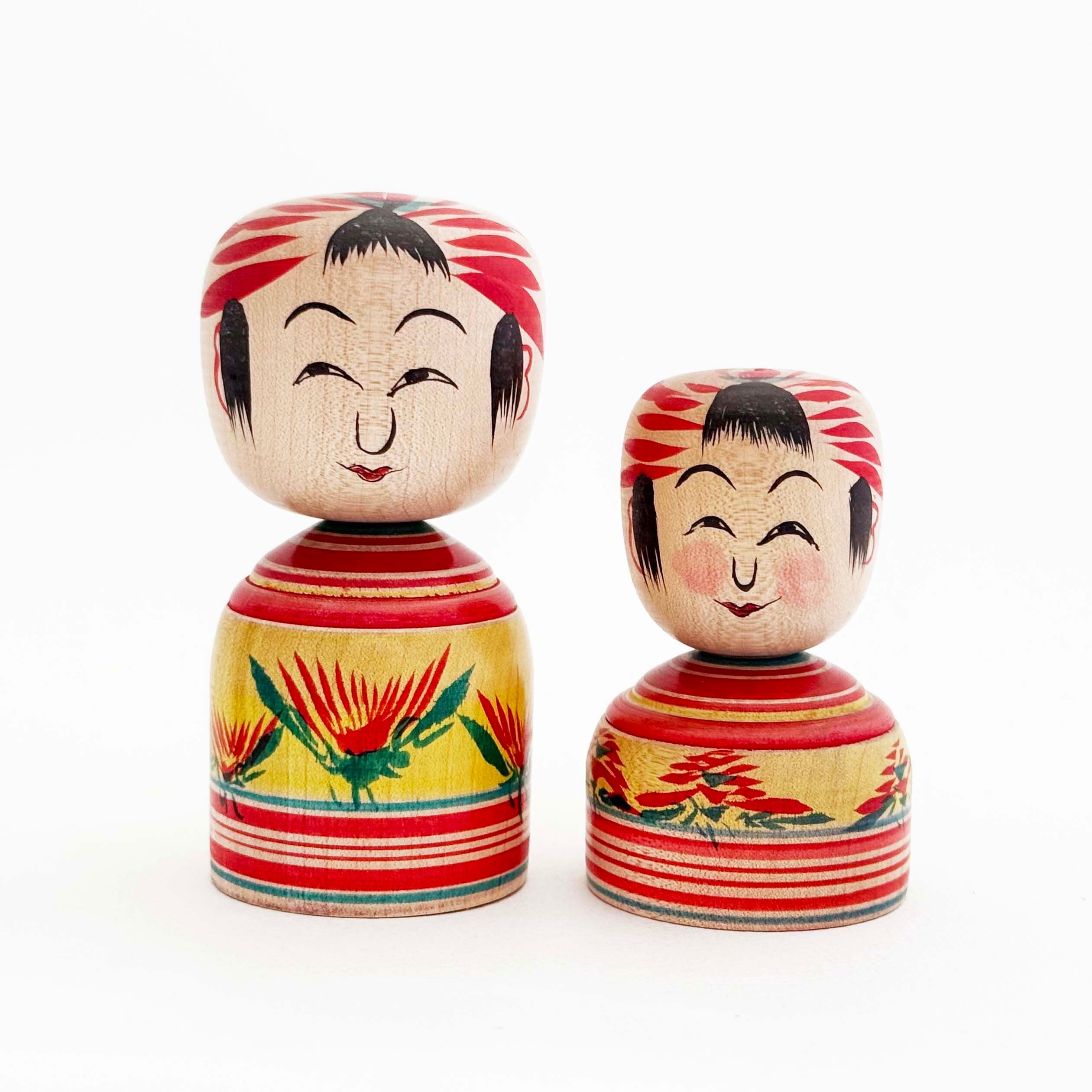 肘折系 / 阿部薫工人(菊黄 短寸2本セット)