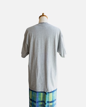 【古着】バセットハウンド　グレーT