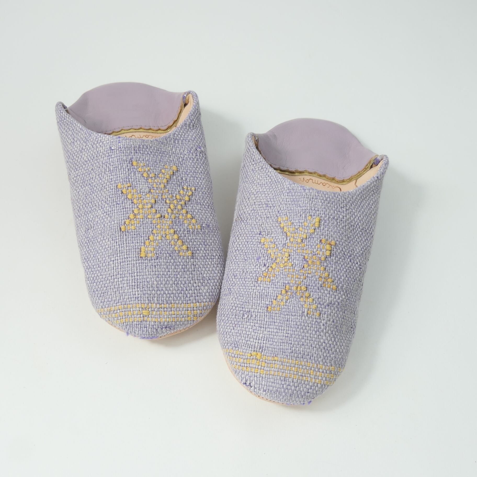 Sサイズ (サブラ)レザー バブーシュ スリッパ 022