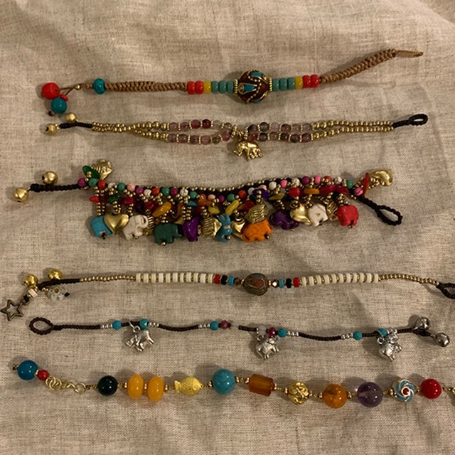 「予約販売」somedayifエキゾチックな編み込みブレスレット 8s