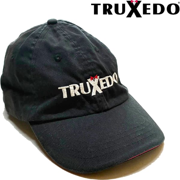 1点物◇トラクシード雰囲気系TRUXEDO黒ベースボールキャップ古着メンズ