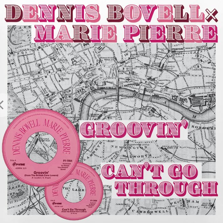 〈残り1点〉【7"】Dennis Bovell × Marie Pierre - Groovin' (from "The British Core Lovers") / Can't Go Through (from "The British Pure Lovers")