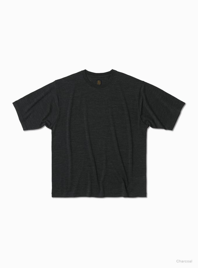 BATONER Men SUMMER WOOL T-SHIRT BN-26SM-073 | BENTO