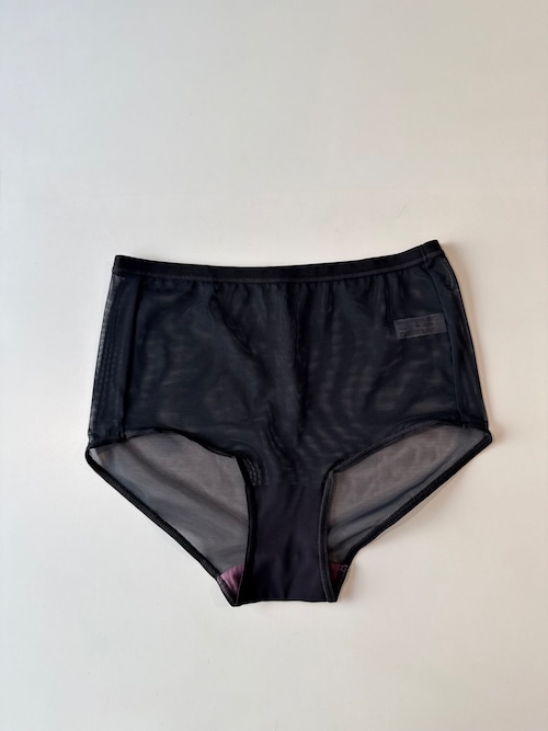 OVERNEATH/Boy Short086 ネット　BLACK