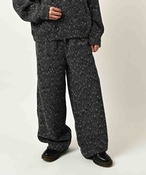ATELANE Bonded Mesh Wide Easy Pants (GRY) 26A-28040