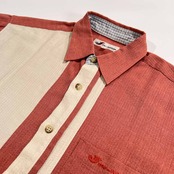 80s 90s Mr.JUNKO ジュンコシマダ JUNKO SHIMADA 切替 半袖シャツ サイズ M /ビンテージ/オールド/メンズ/日登美