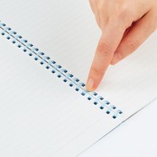 コクヨ キャンパス ソフトリング ノート A4 ドット入りA罫 40枚 青 ス-S121AT-B