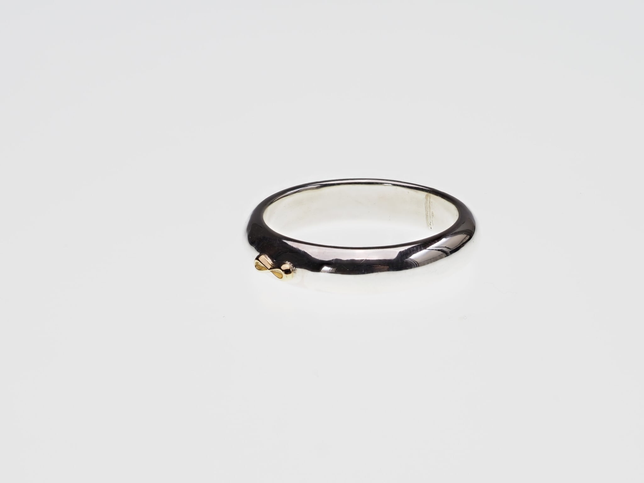 R-23 K18マーク付き甲丸リング 5mm | WAKAN SILVER SMITH online store