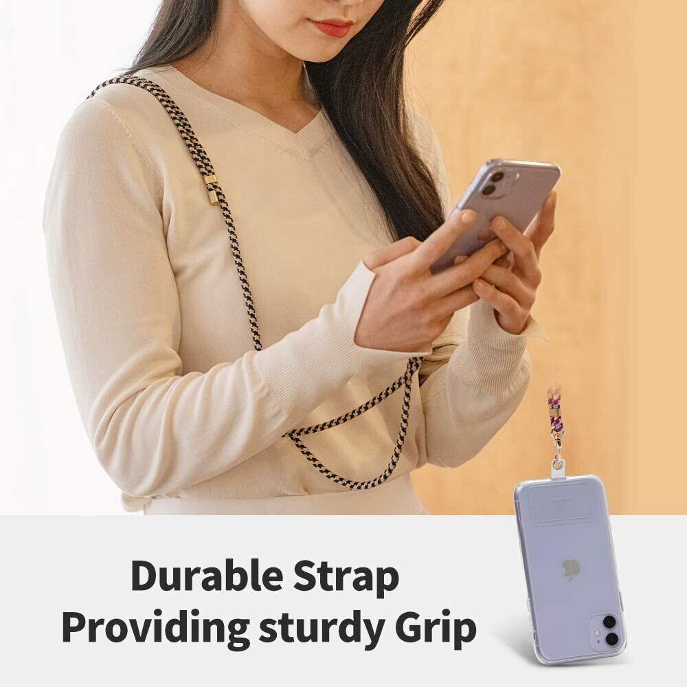 ＊Sinjimoru ストラップ　携帯　スマホショルダーストラップ　レインボー Sinjimoru] 2本 スマホストラップ、スマホショルダーストラップ