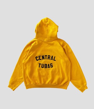 -RUSSELL ATHLETIC- Vintage 90s L CENTRAL TUBAS Print Hoodie