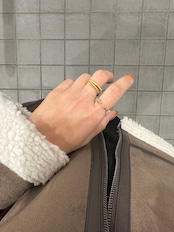 SS クロスデザインリング