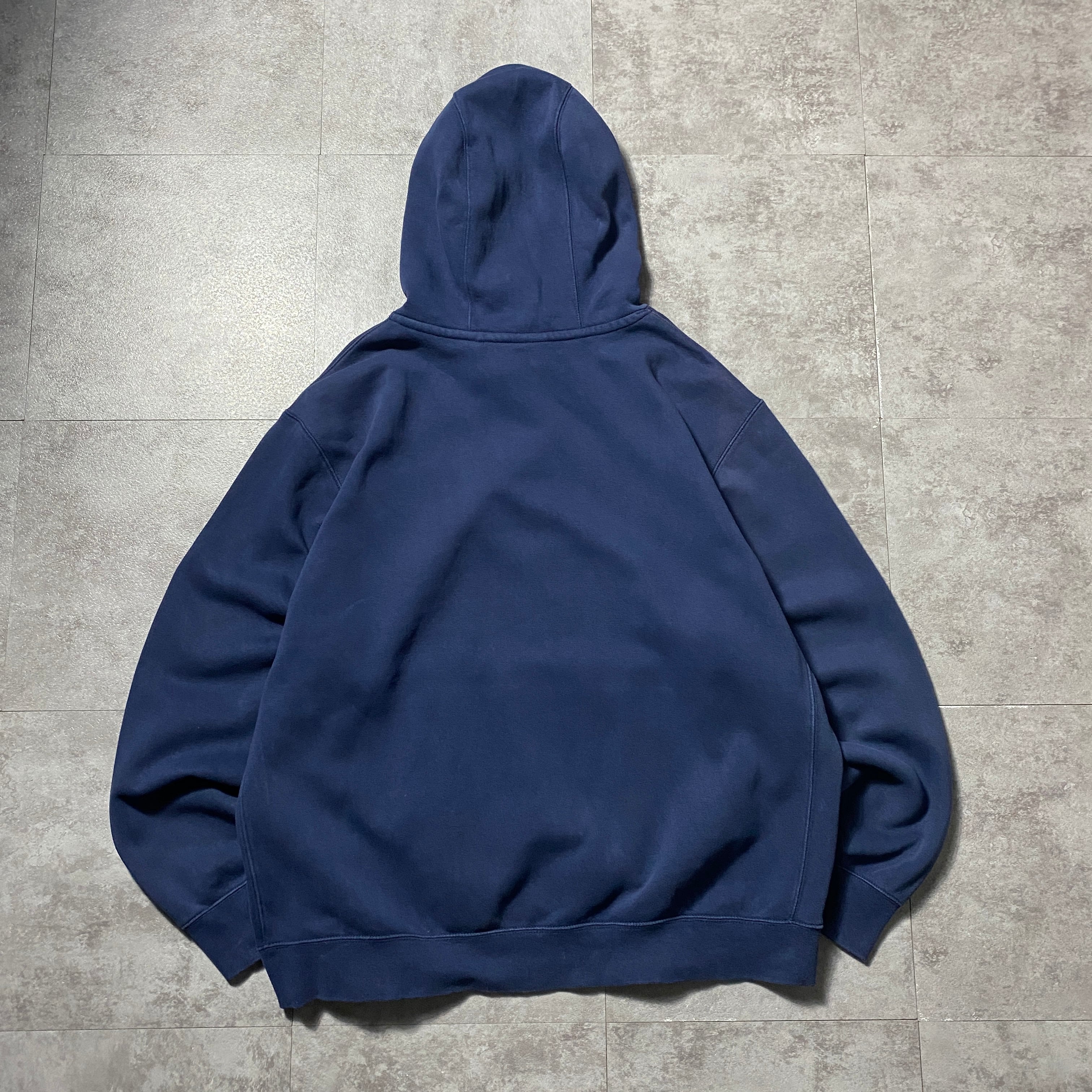 Size.XL】NIKE ナイキ スウォッシュ 刺繍ワンポイント ネイビー