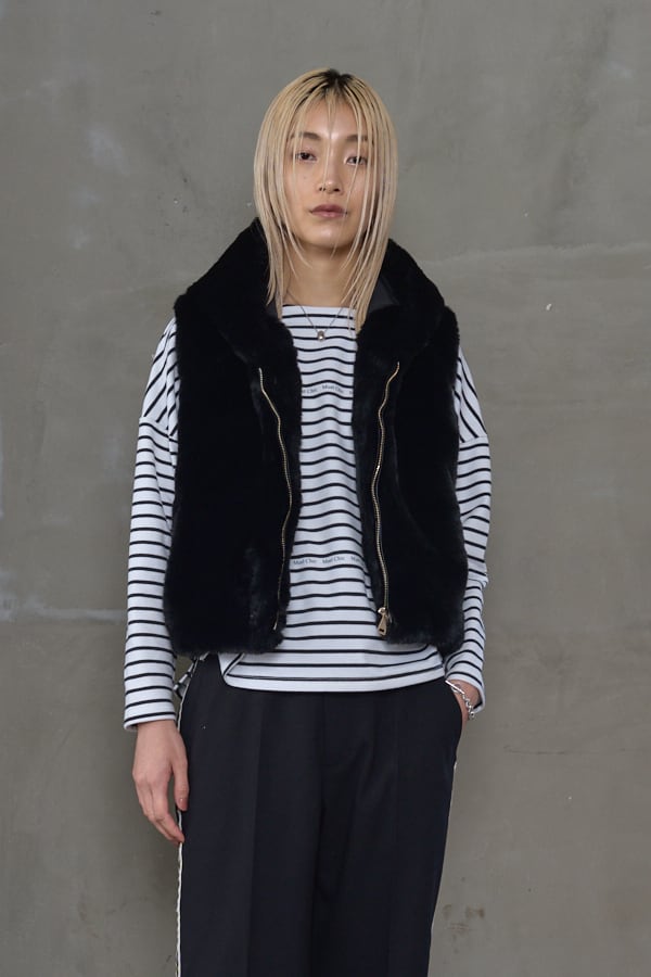 Muel Chic ミュエルシック / Mont Fake mouton Vest モントフェイク