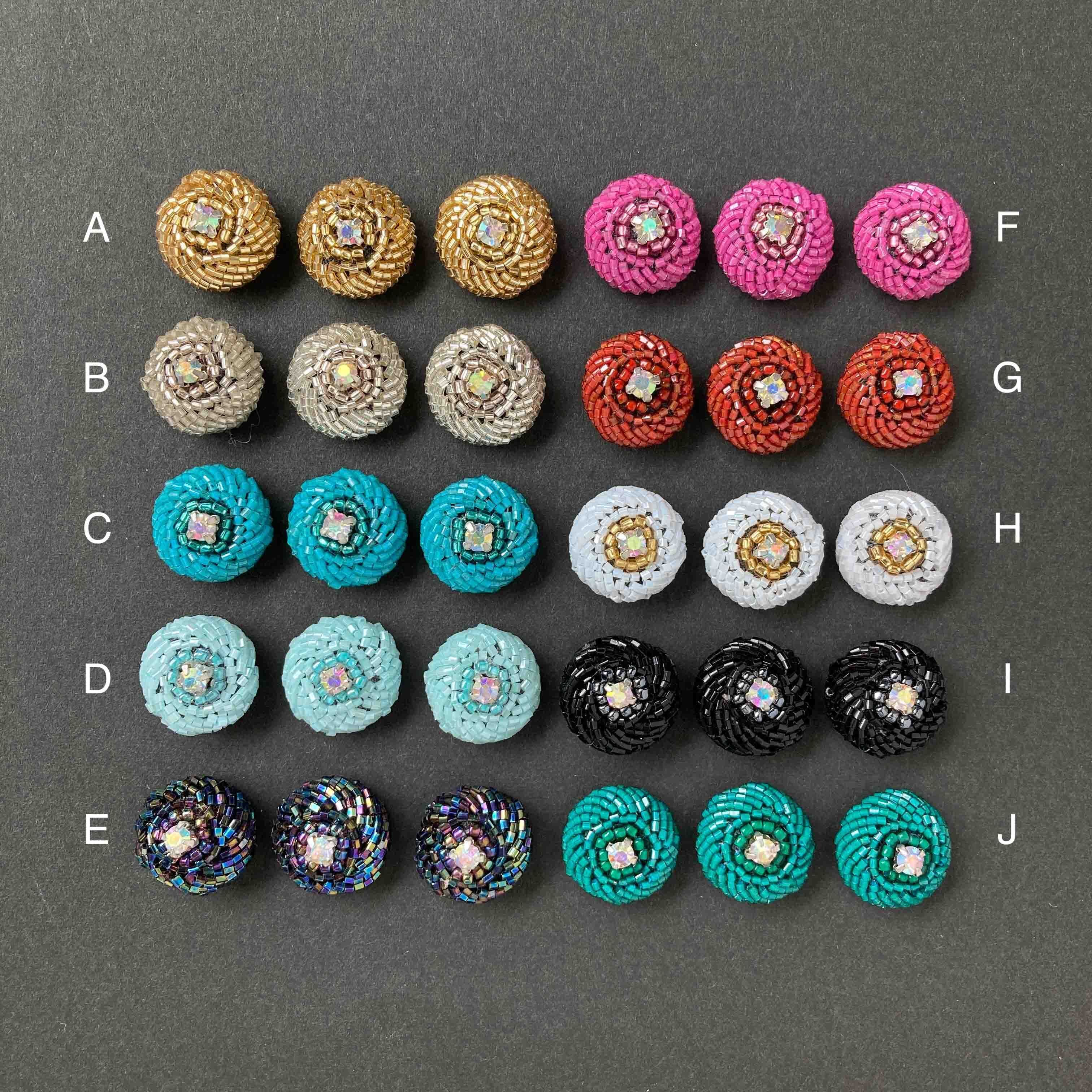 再入荷〉Duaオリジナル ビジュー付きビーズデコパーツM（18mm） | Dua