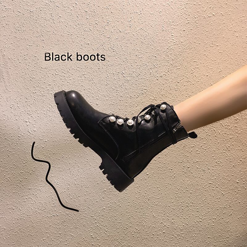 ブーツレディースジッパーブラックレッド 靴 シューズ フェイクシューズ15642488902