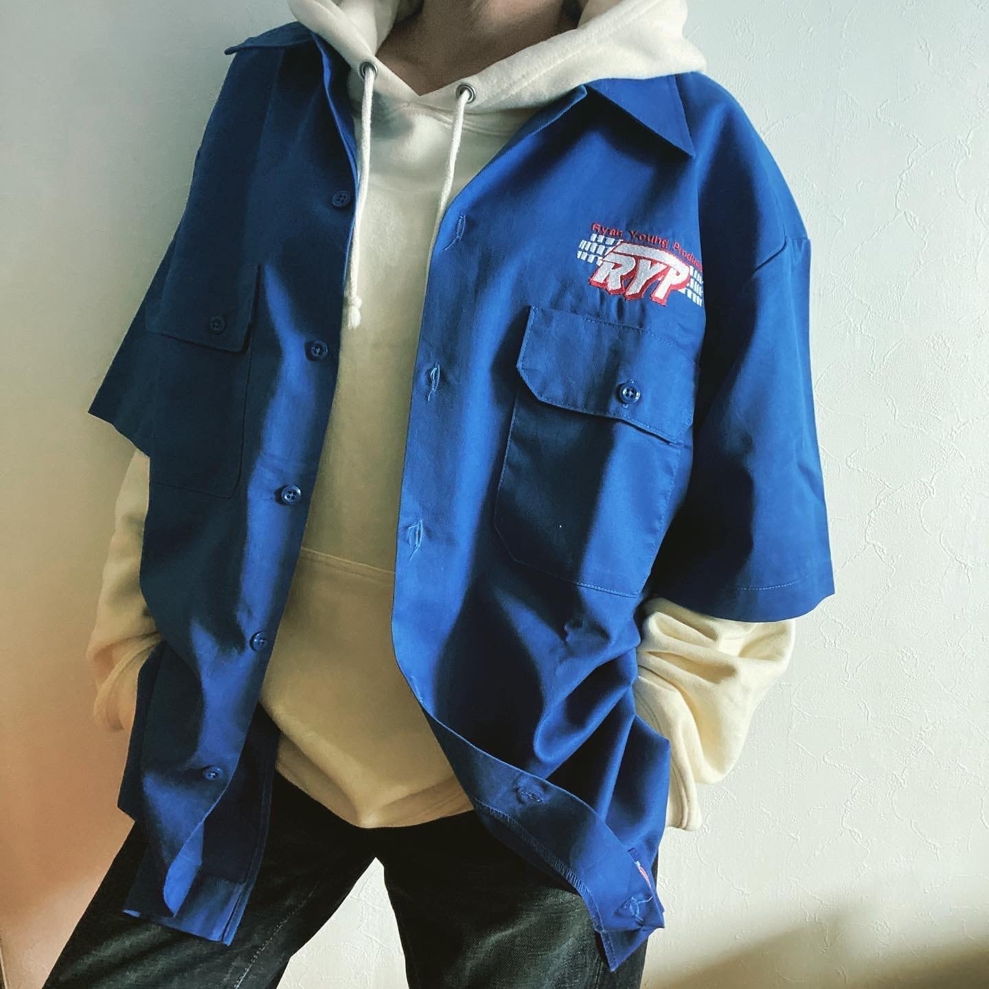 made in NICARAGUA Dickies RYP Work shirt{ニカラグア製 ディッキーズ