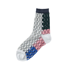 TRICOTÉ /  square  pattern socks TR41SO068