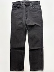 90s Levi’s 501 BLACK DENIM PANTS MADE IN USA Size W36L32→W34.5L32