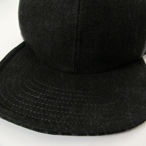 BLACK DENIM MODIFIED CAP