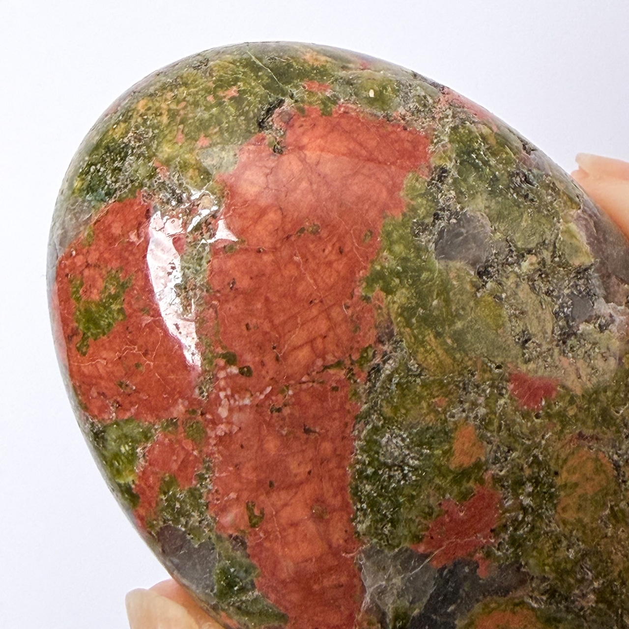 ユナカイト03 パーム ＊ Unakite ＊ 天然石