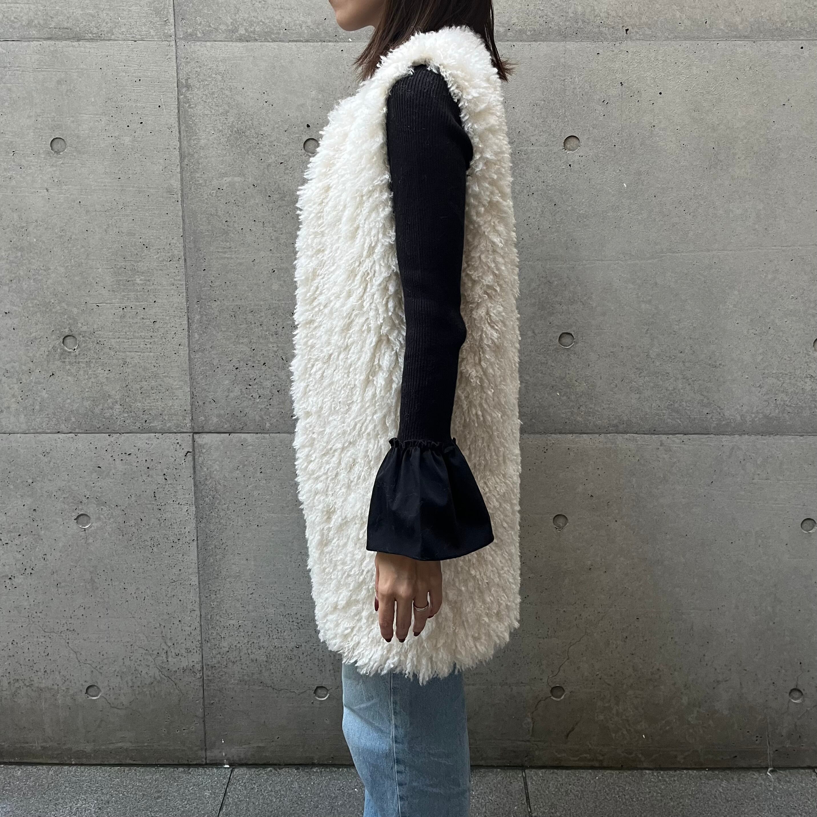 LA TENDA ファーベスト ミックスシープファーZIPベスト | ファッション通販サイト NUGU