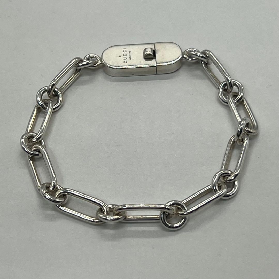 グッチ GUCCI オーバルリンクチェーンブレスレット トムフォード SV925