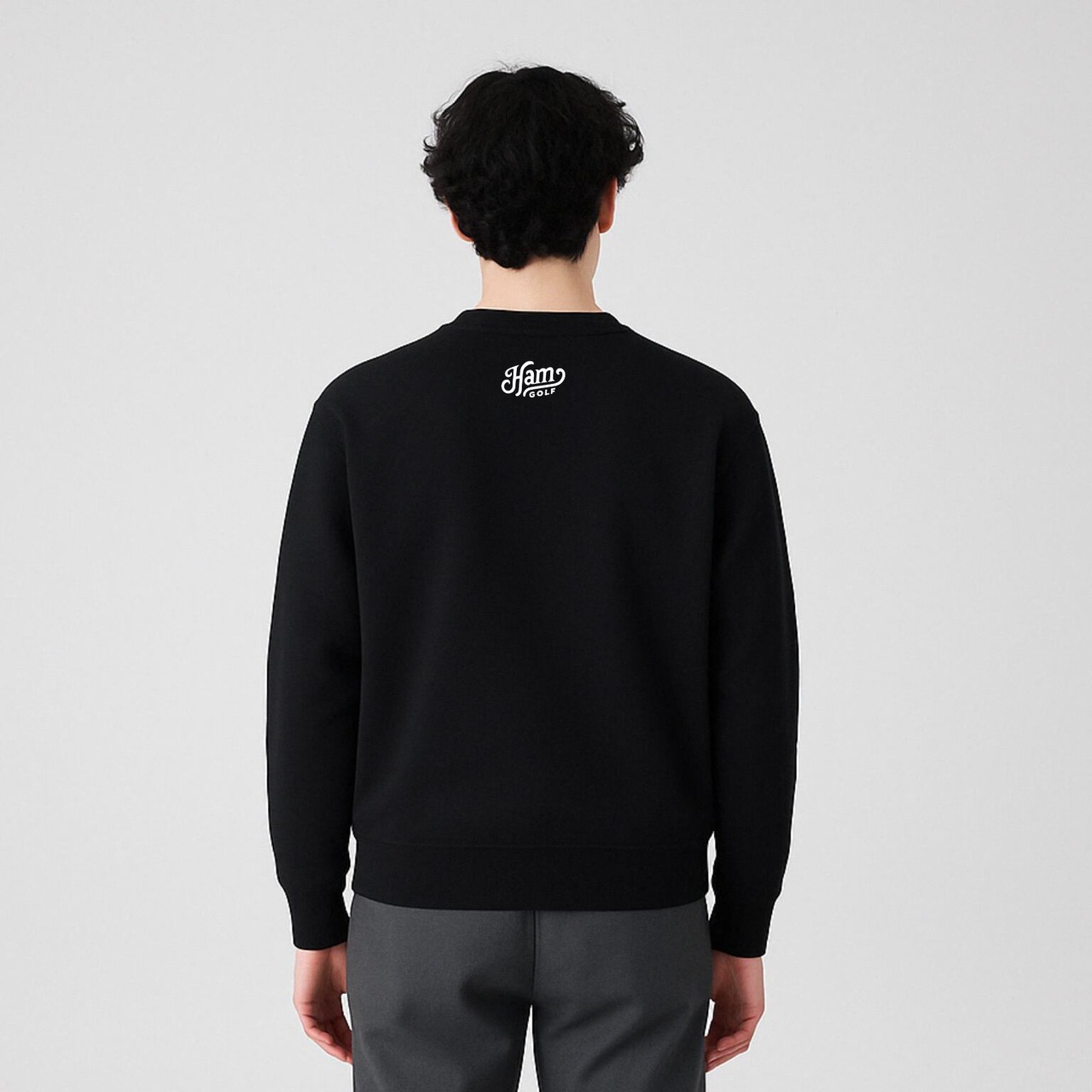 WOOL LINING SWEATSHIRT/BK