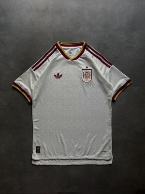 adidas スペイン代表 España アウェイ ゲームシャツ ユニフォーム ASIA L ホワイト
