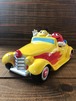 m&m's Ceramic Candy Dish HOT ROD CAR Yellow/エムアンドエム chocolate アメ車 ホッとロッド フレイムス