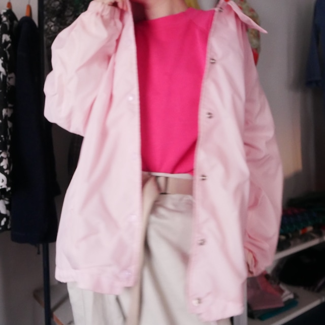 Baby pink coach jacket