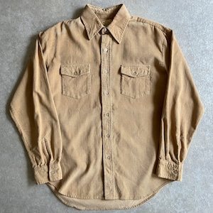 1970s Sears L/S Corduroy Shirt M H557