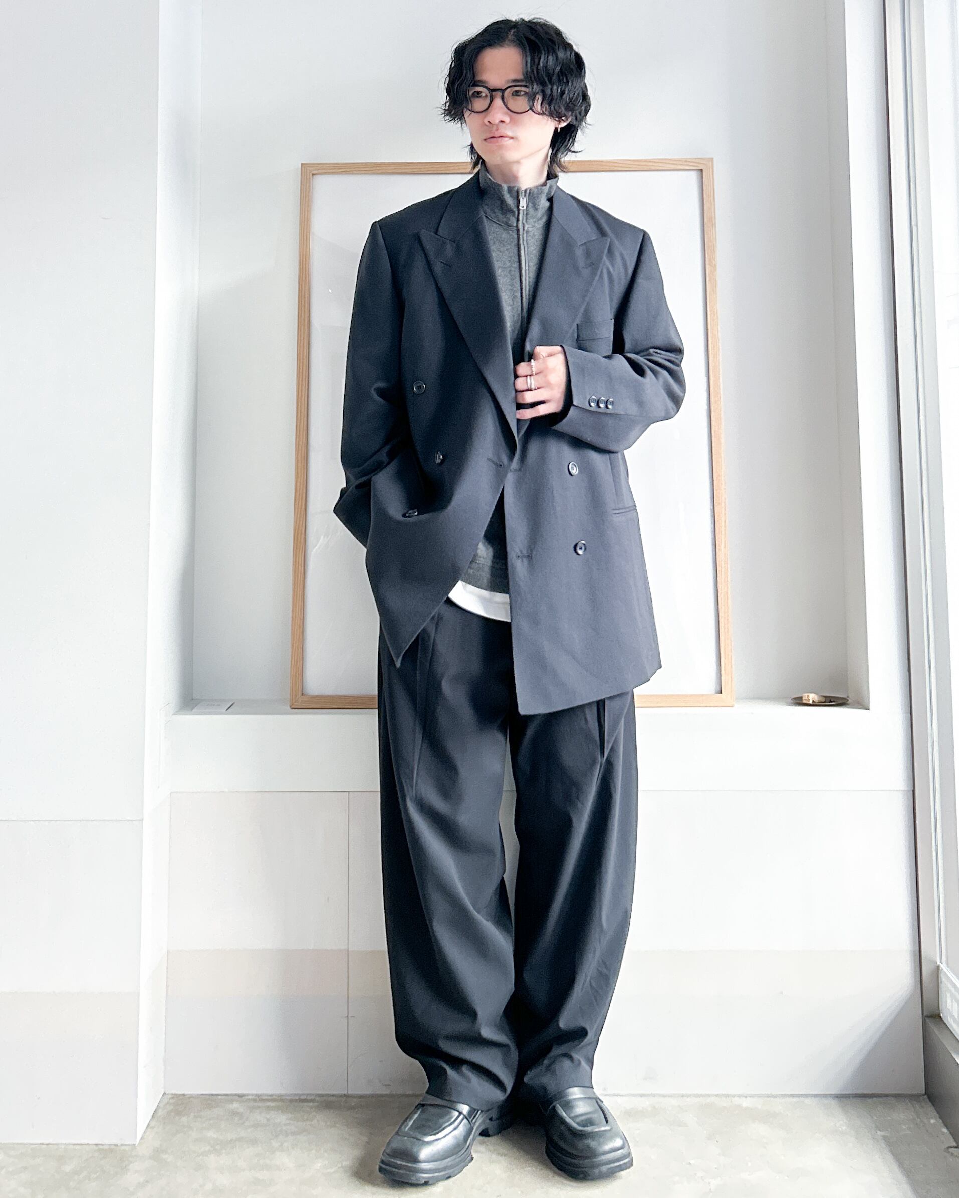 ダ*プ様 リメイク テーラードジャケット MLRリメイク】リサイズダブルブレストテーラードジャケット | 古着