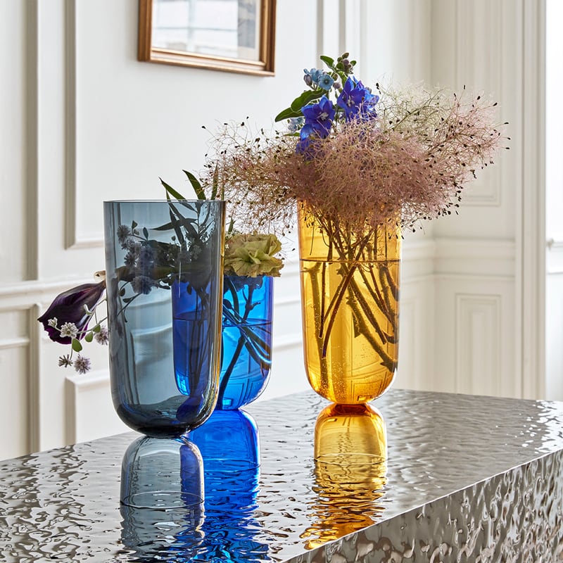 BOTTOMS UP VASE L アンバー［ HAY ］ | REAL Style online shop