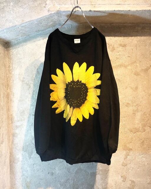 80’s sunflower print sweat